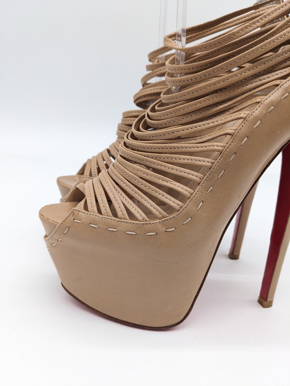 CHRISTIAN LOUBOUTIN Zoulou 160 Platform Heels 36.5 - Picture 5 of 16
